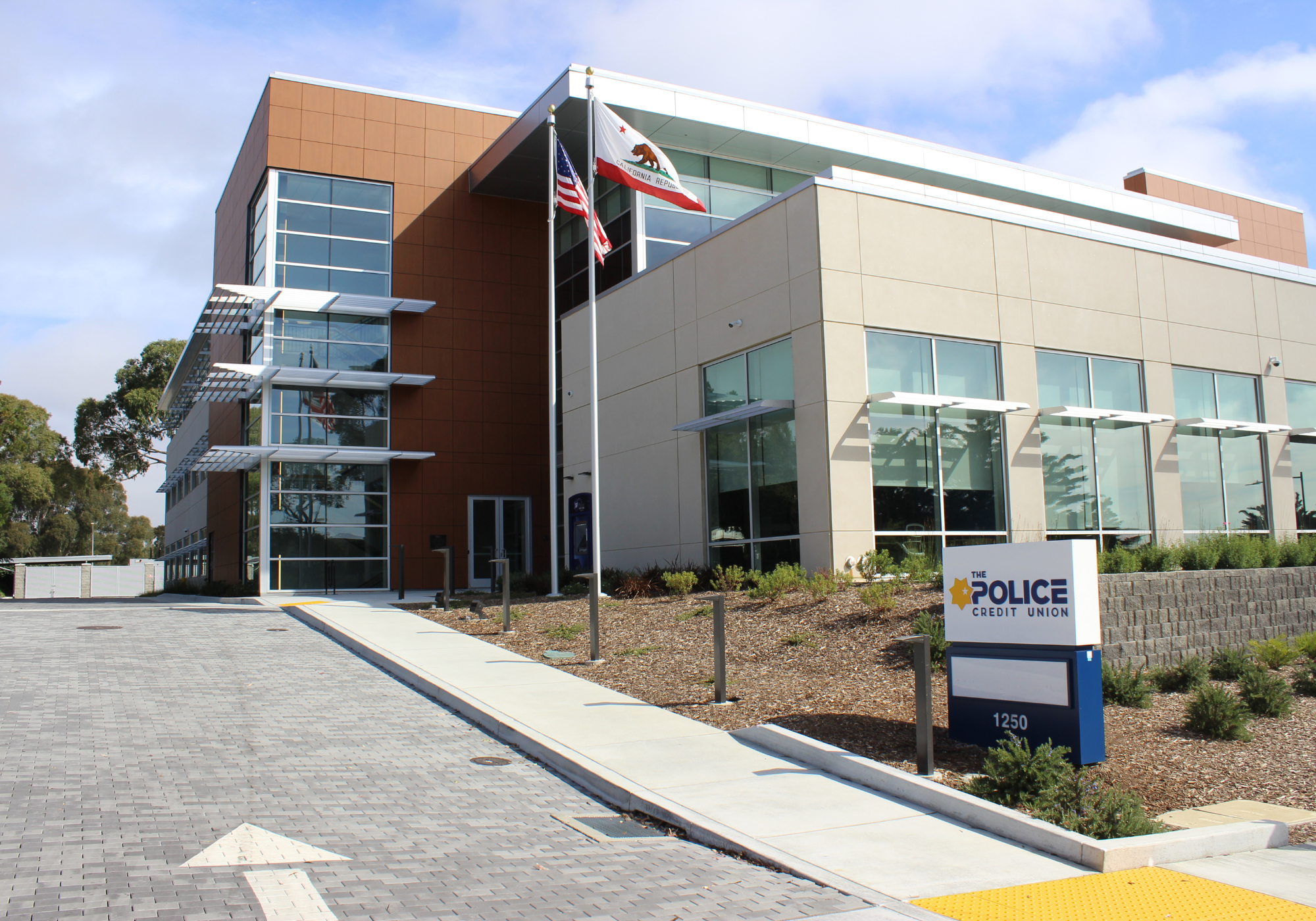 The Police Credit Union Headquarters located in San Bruno, CA