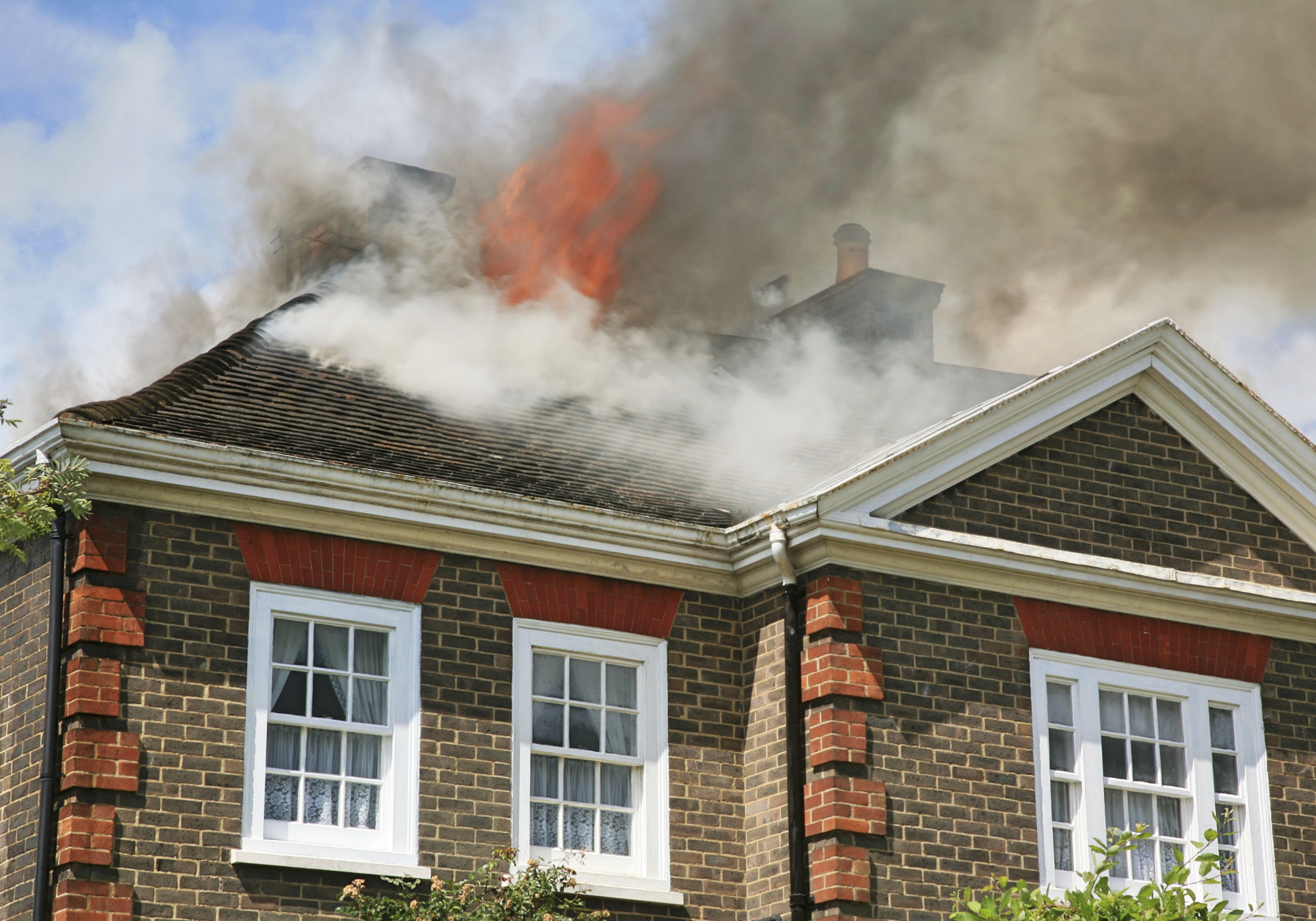 house on fire 